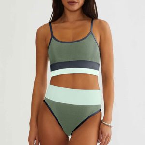 Eva Top Palm Paradise Colorblock