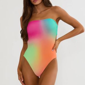 Stassia One Piece Strawberry Sunset Ombre